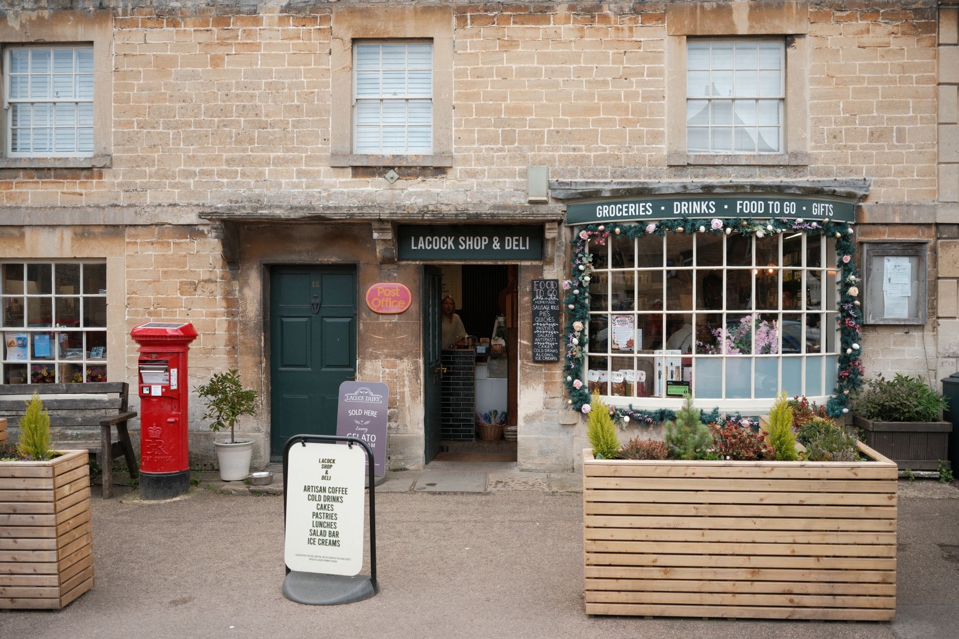 charming lacock shop and deli in england