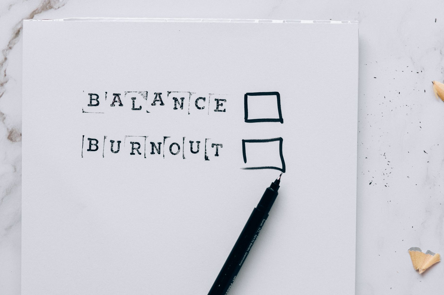 close up photo of checklist on white paper